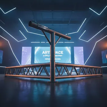 Аренда Угол T-образный 4-сторонний фермы H 40V Layher в ОКЦ «Галактика» — ART SPACE