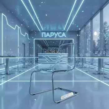Аренда Стул прозрачный на полозьях DayDream в ресторане «Паруса» — ART SPACE