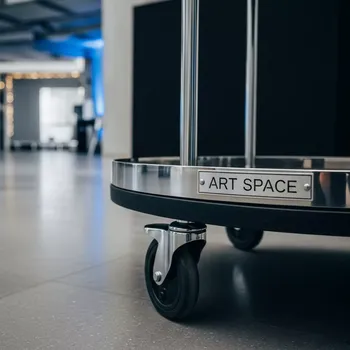 Аренда Тележка для ROOM сервиса круглая Zenith в Университете «Сириус» — ART SPACE