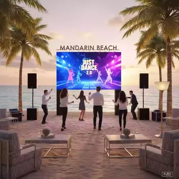 Аренда Игра танцевальная Just Dance 2.0 на пляже «Мандарин» — ART SPACE