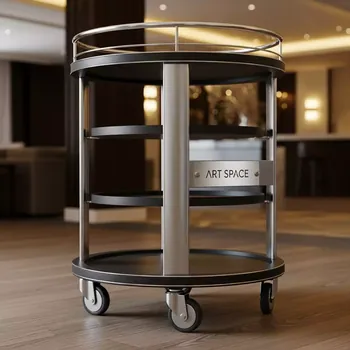Аренда Тележка для РУМ сервиса круглая Zenith в Rodina Grand Hotel & SPA — ART SPACE