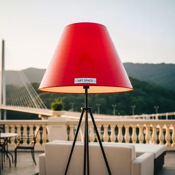 Аренда Торшер красный СССР в Skypark Sochi — ART SPACE