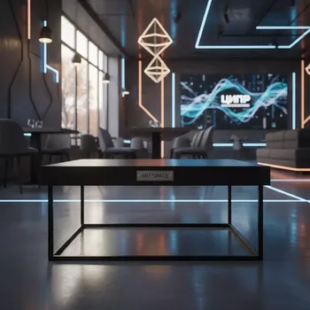 Аренда Стол журнальный Loft черный 550х550 мм в ресторане «Баран-Рапан» — ART SPACE