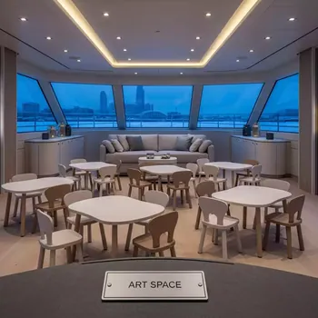 Аренда Детская мебель ИКЕА МАММУТ на VIP теплоходе (Морпорт Сочи) — ART SPACE