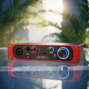 Аренда Карта звуковая внешняя Focusrite Scarlett 2i2 USB в пляжном комплексе VinoGrad — ART SPACE