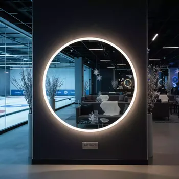 Аренда Зеркало AM PM Gem 55 см с подсветкой в Керлинговом центре «Ледяной куб» — ART SPACE