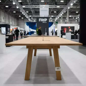 Аренда Стол Arki Table CC Wood с каналом для протяжки проводов в Red Arena — ART SPACE