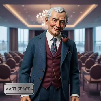 Аренда Фигура ростовая дедушка в Зимнем театре — ART SPACE