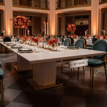 Аренда Стол пластиковый раздвижной Atlantic Table 140 210 в санатории «Металлург» — ART SPACE