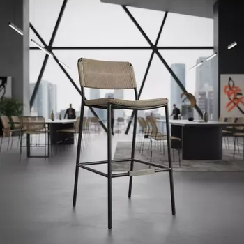 Аренда Стул полубарный плетеный Lisa Club в Gamma Sirius — ART SPACE