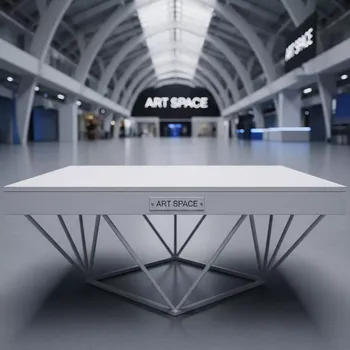 Аренда Стол журнальный лофт белый в ОКЦ «Галактика» — ART SPACE