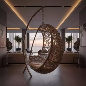Аренда Кресло кокон подвесное YH L23703W bronze в Swissôtel Resort Sochi Kamelia — ART SPACE