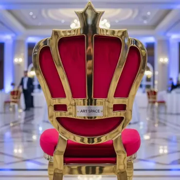 Аренда Стул Хит каркас золото красная корона в Swissôtel Resort Sochi Kamelia — ART SPACE