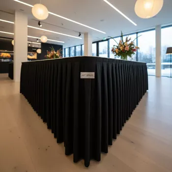 Аренда Фуршетная юбка 5,6 м чёрная в Radisson Collection Paradise — ART SPACE