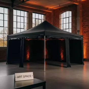 Аренда Тент трансформер черный 3х3 м в лофте «Студия 21» — ART SPACE