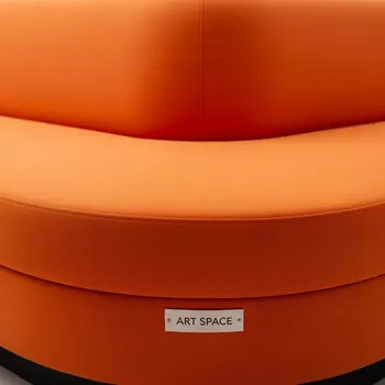 Аренда Диван Wave оранжевый на Сочи Автодроме — ART SPACE