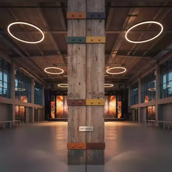 Аренда Колонна деревянная в конгресс-холле отеля Жемчужина — ART SPACE