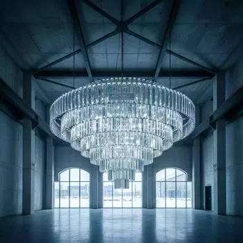 Аренда Люстра Гранд Кристалл на Медальной площади — ART SPACE
