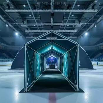 Аренда Туннель к арочному шатру 10х5 в ледовом дворце «Роза Хутор» — ART SPACE