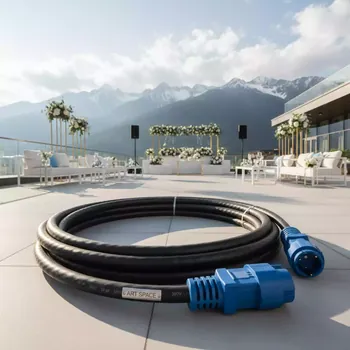 Аренда Силовой кабель 380 В CEE 32 А 5P IP67 30 м в Sochi Marriott Krasnaya Polyana — ART SPACE