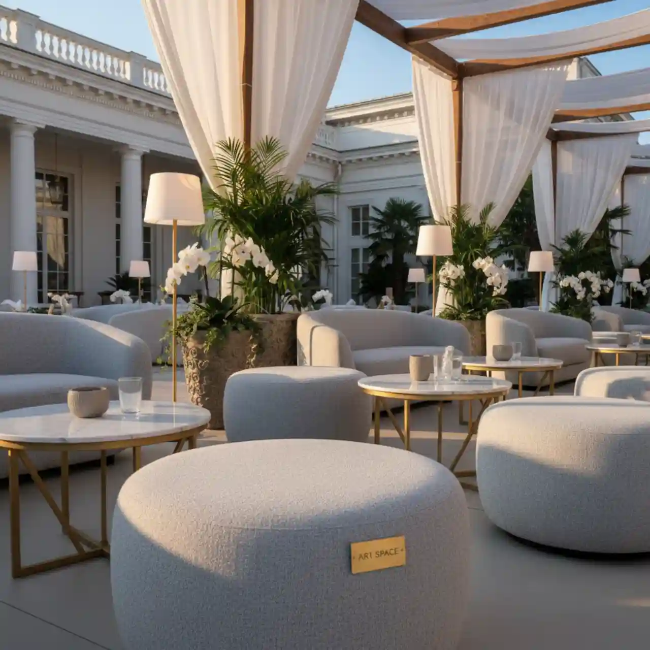 Табурет Рондо серый