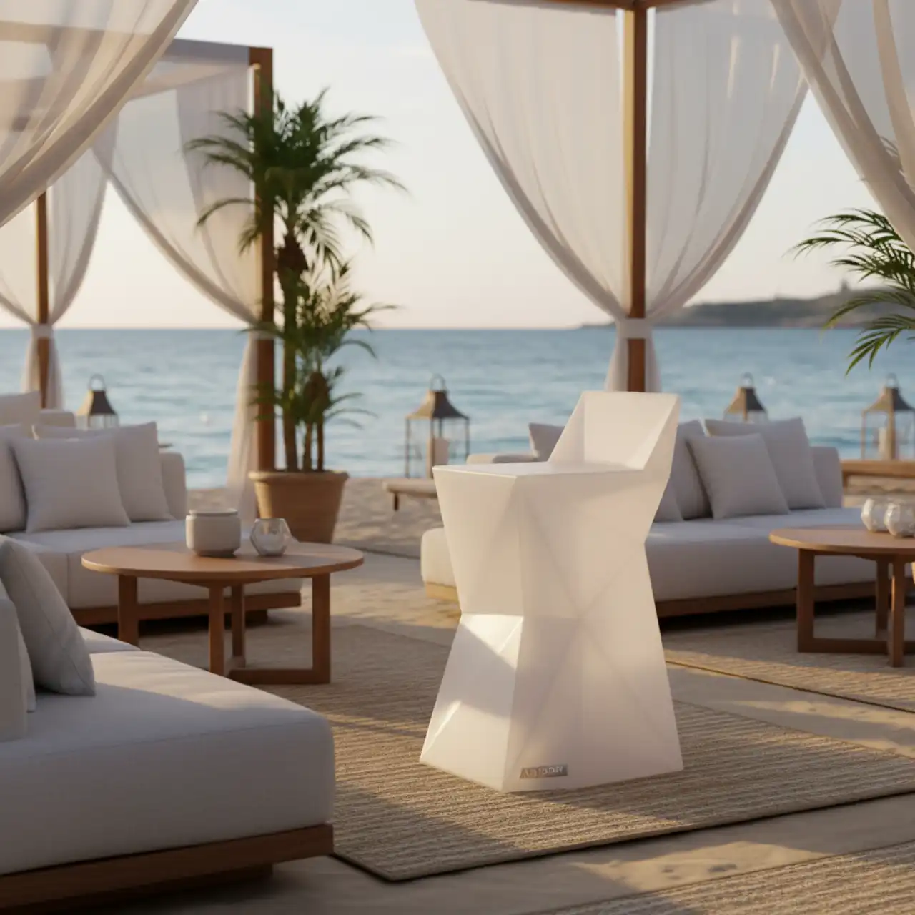 Табурет пластиковый барный Rubik