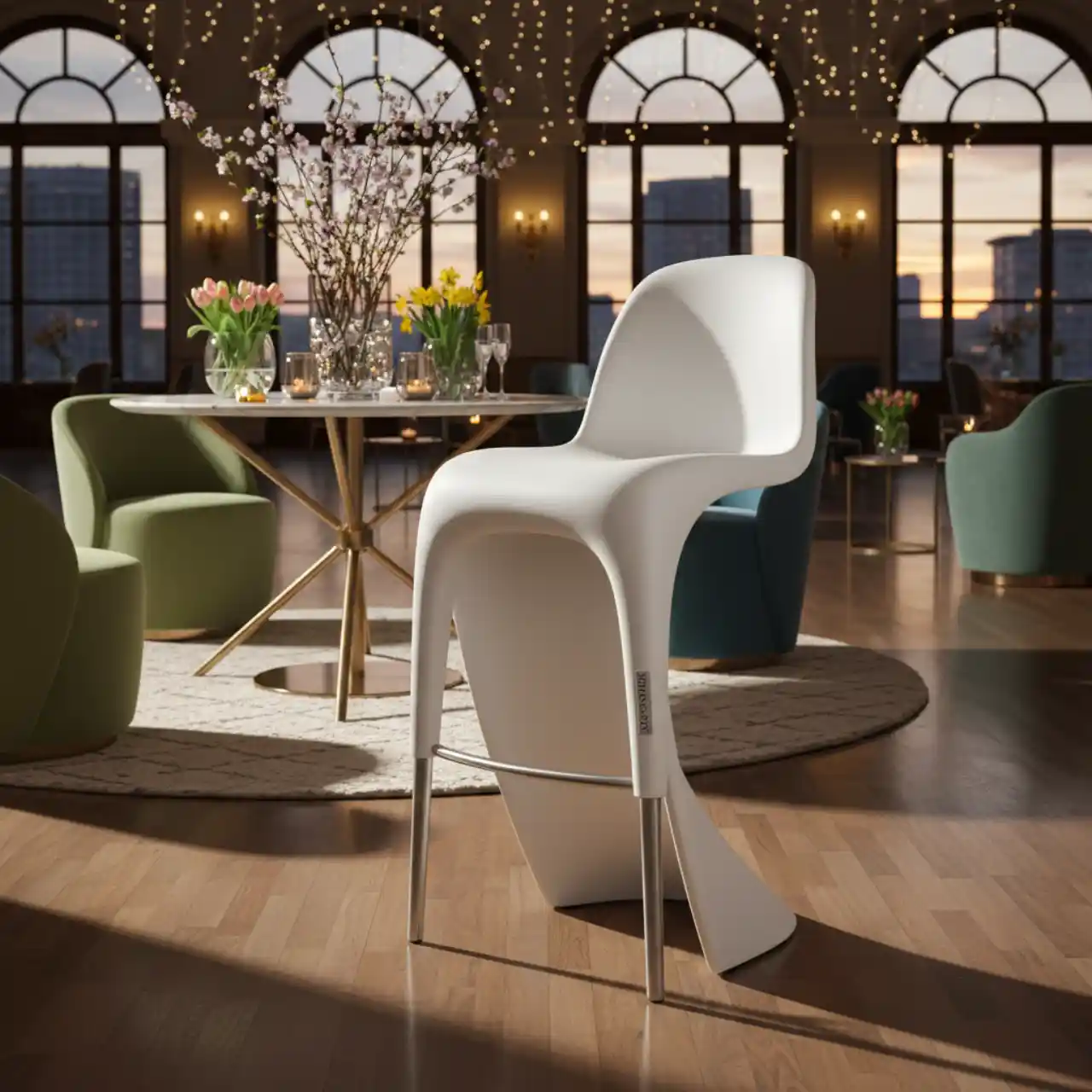 Табурет пластиковый барный Tom Bar 75