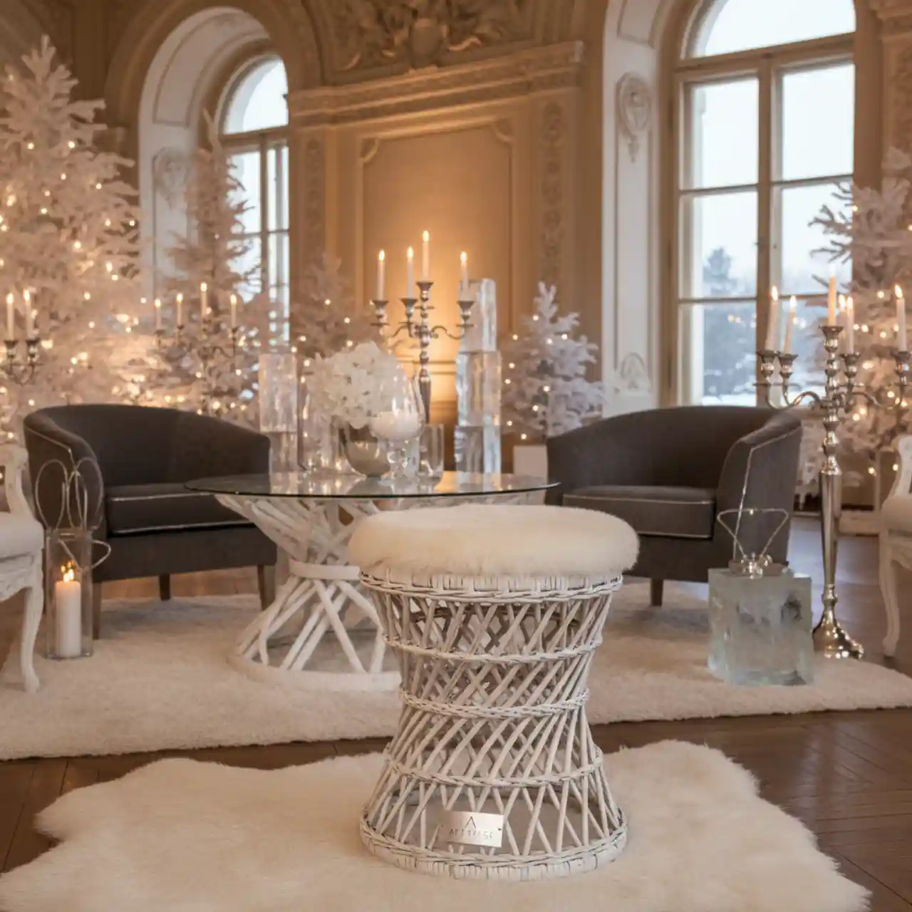 Табурет из ротанга Catherine