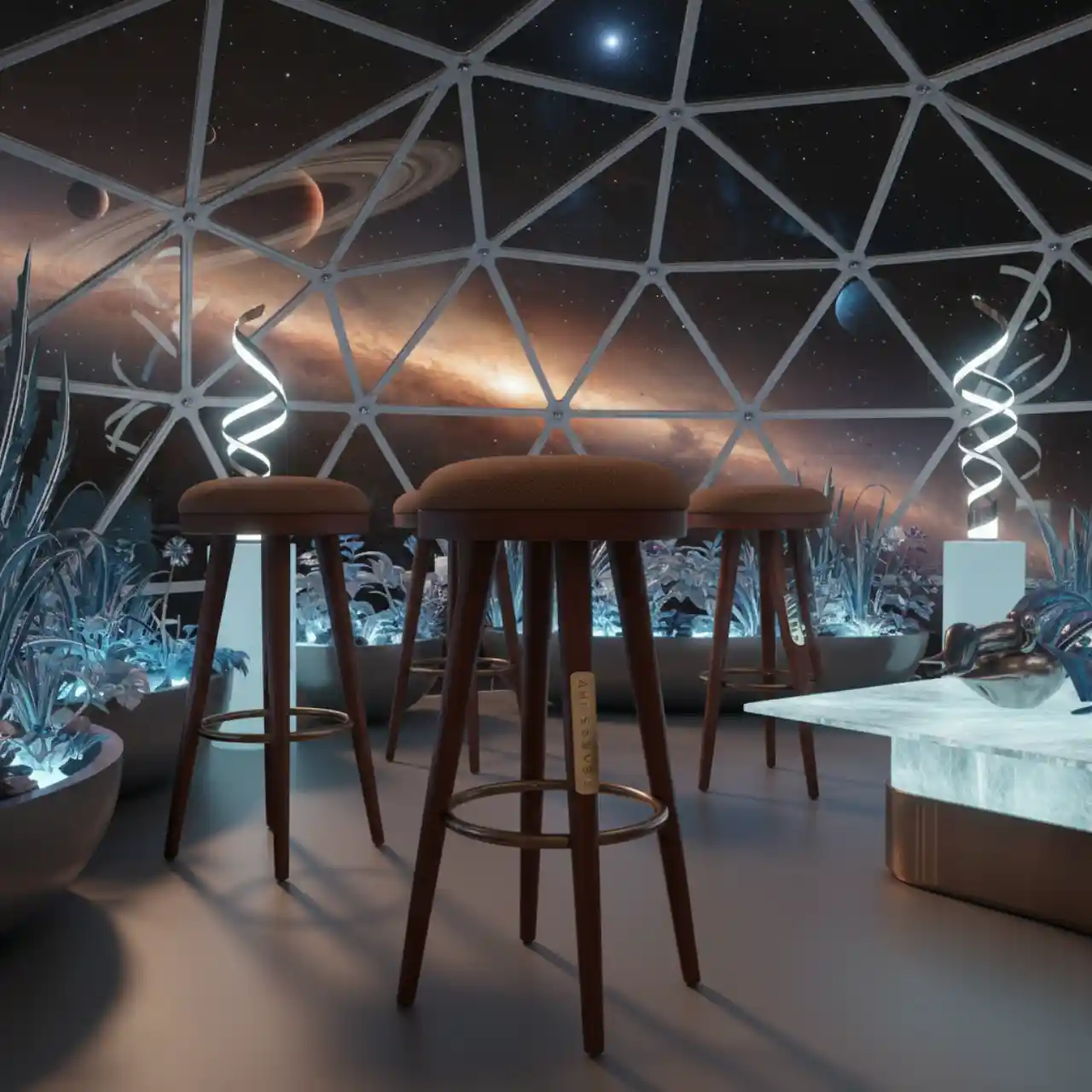 Табурет коричневый Midway