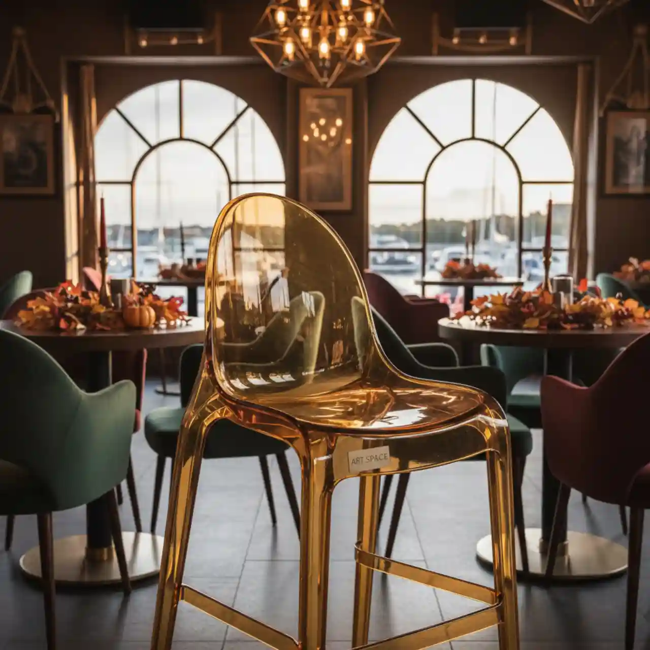 Табурет барный пластиковый Happy