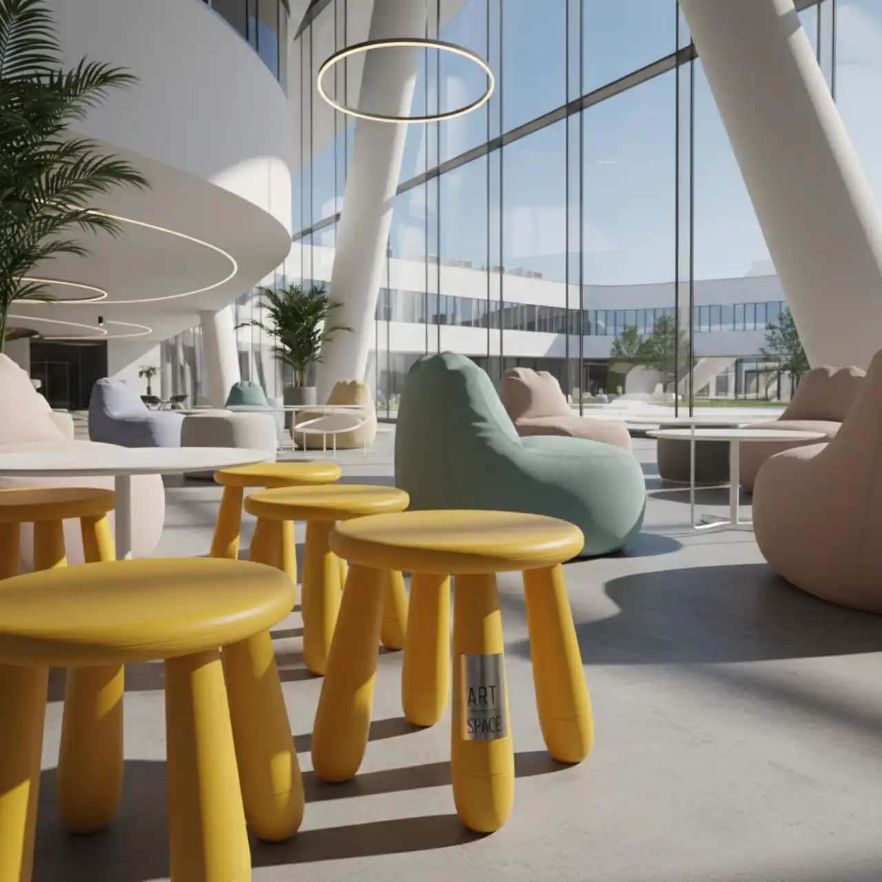 Табурет детский Маммут желтый