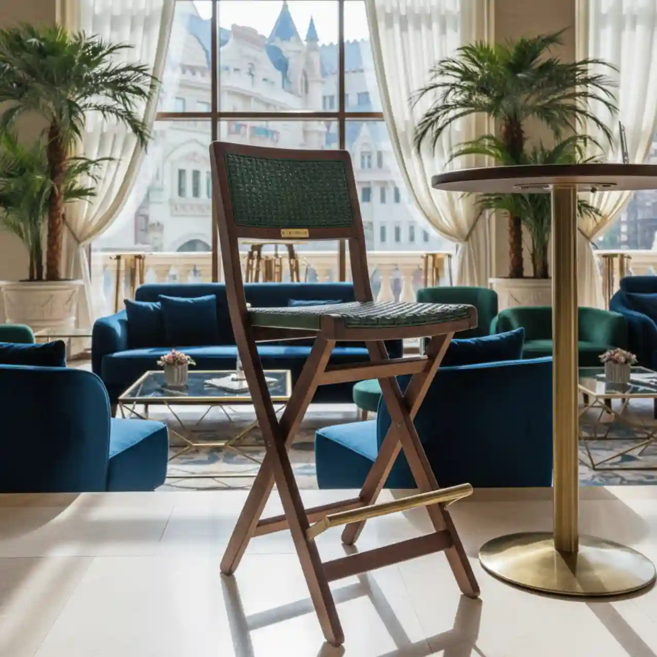 Стул складной барный Green Glade C