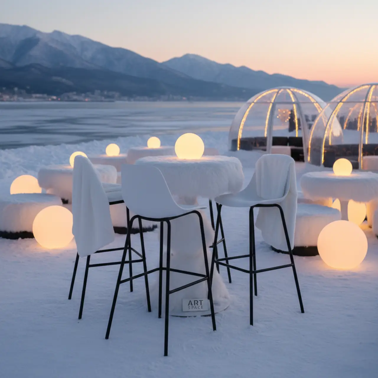 Стул полубарный пластиковый Kate