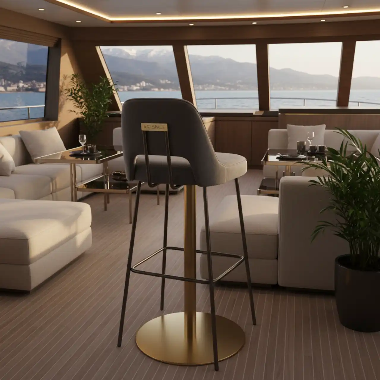 Стул полубарный