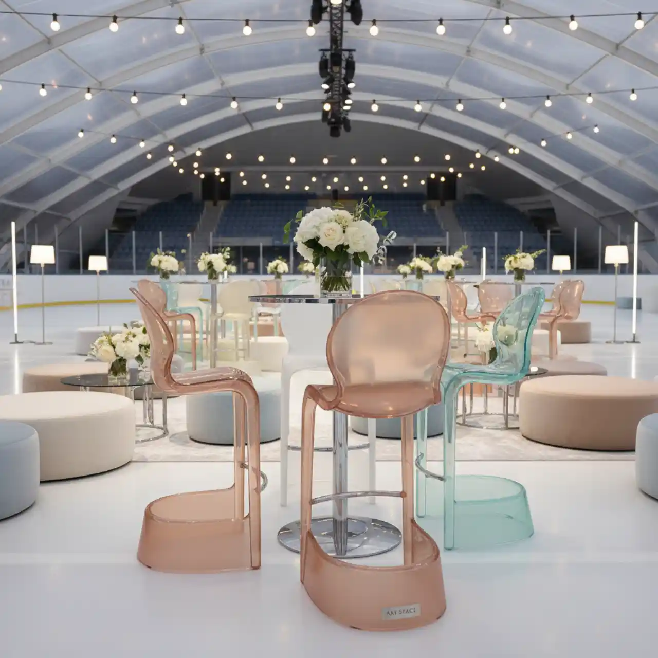 Стул пластиковый полубарный Swing AV