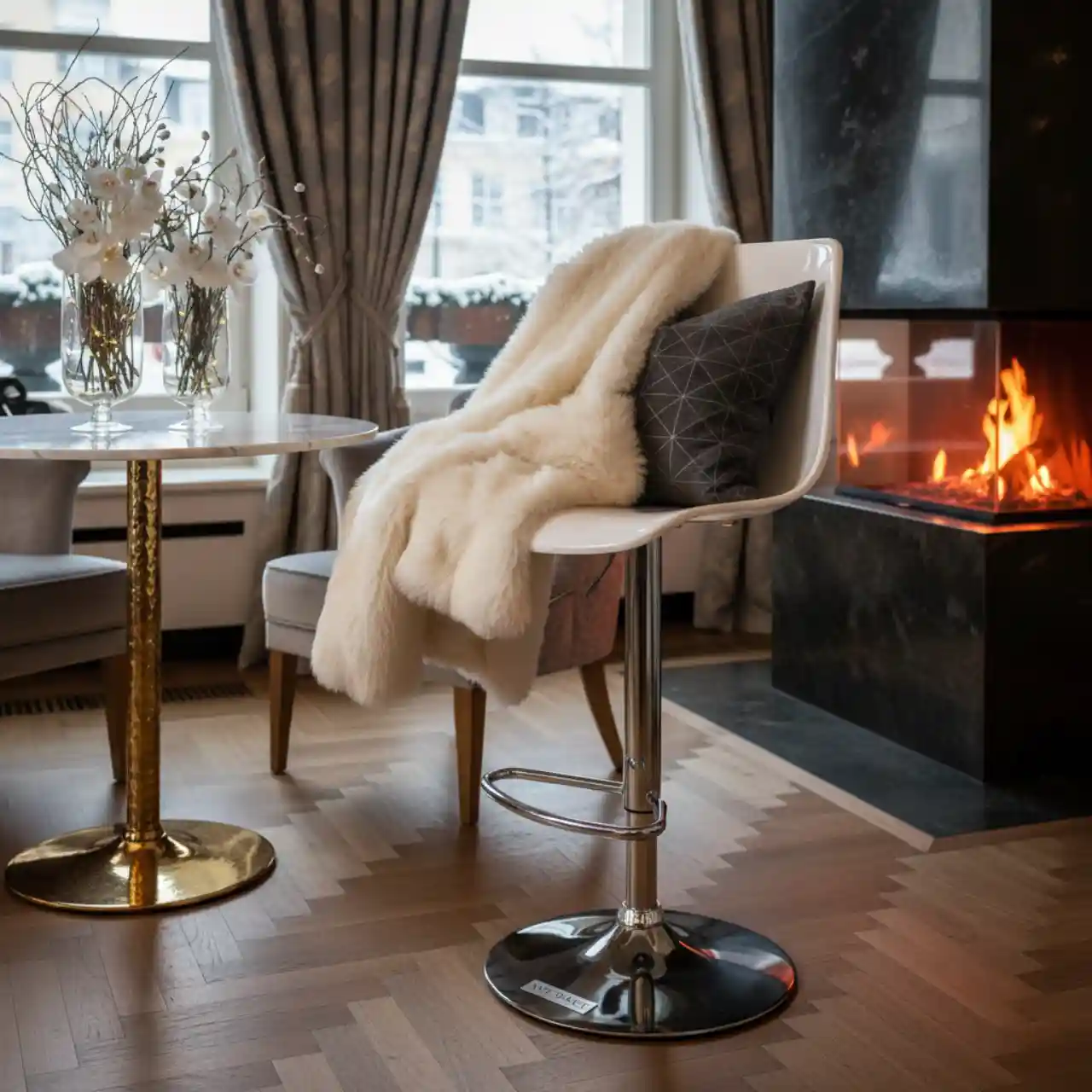 Стул пластиковый полубарный Colorfive ST