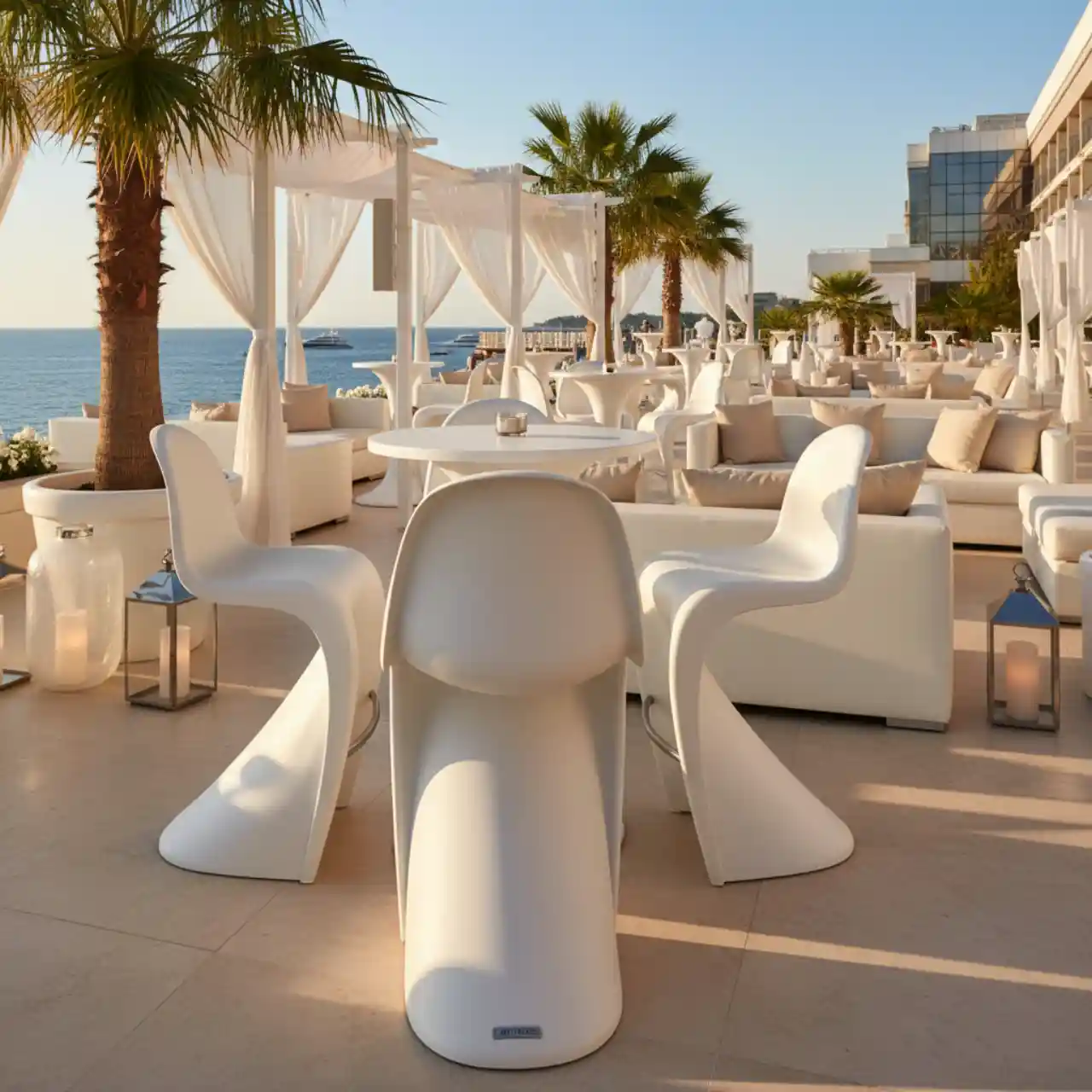 Стул пластиковый полубарный Maya Bar