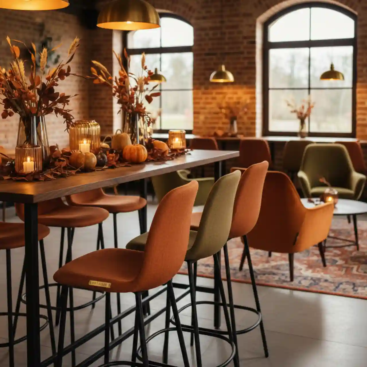 Стул пластиковый полубарный Abuela Stool