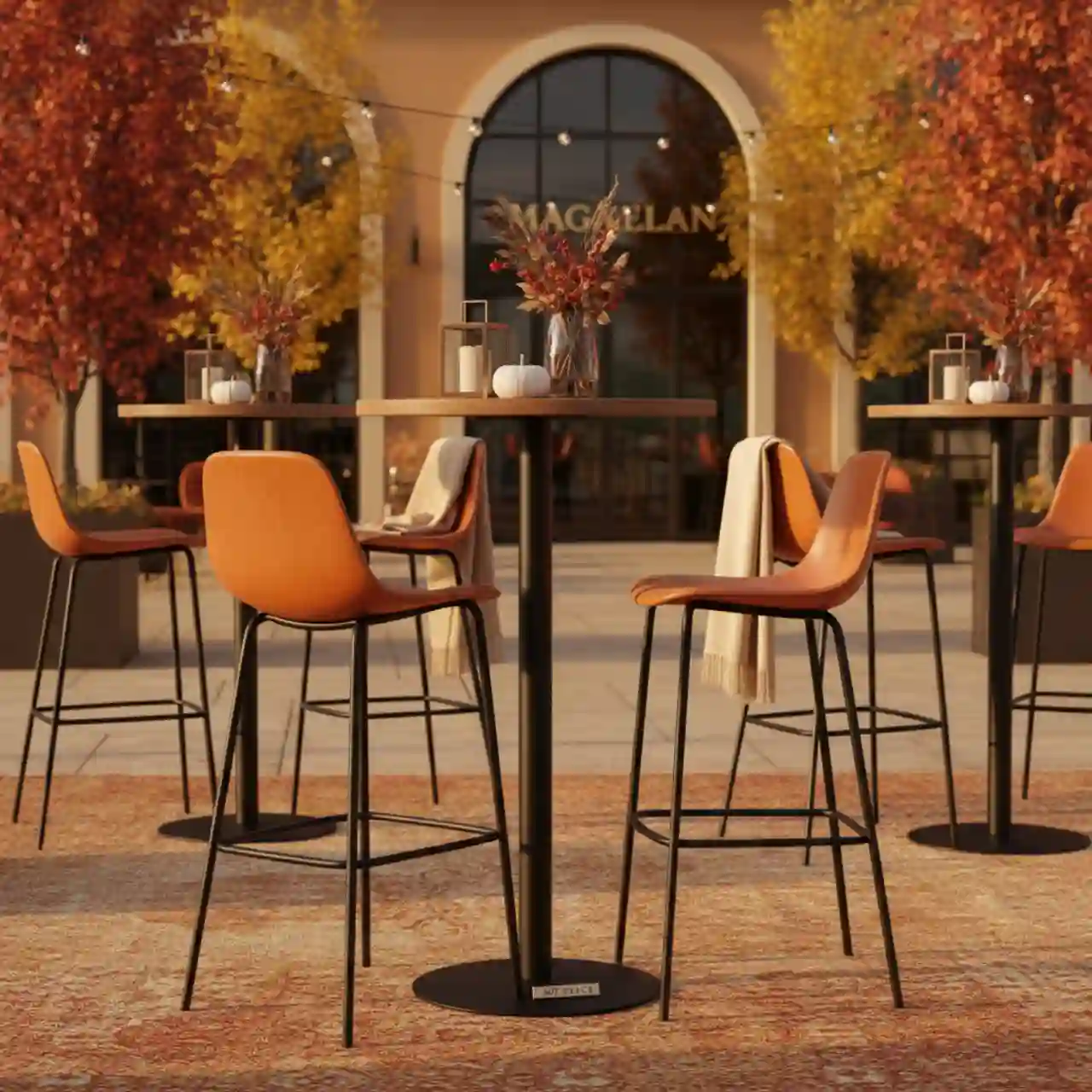 Стул пластиковый барный Marcel Bar