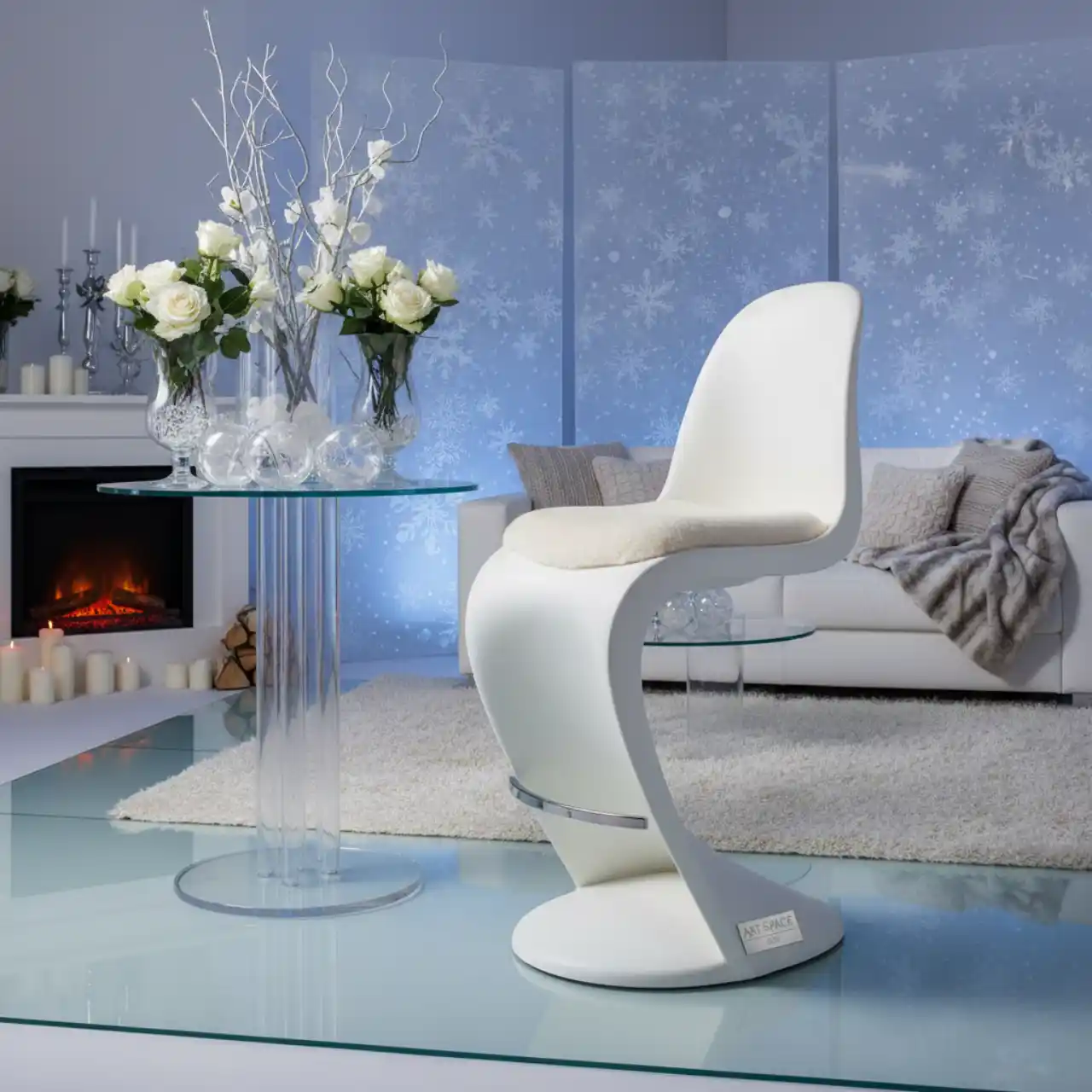 Стул пластиковый барный Lido