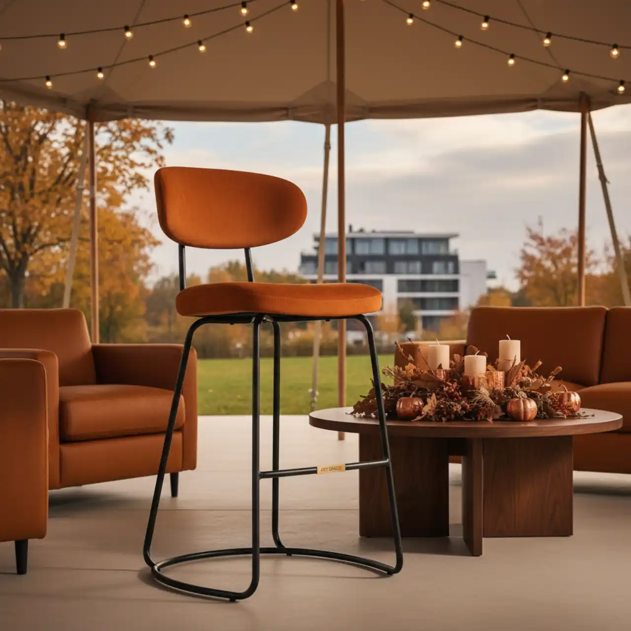 Стул металлический барный Darwin