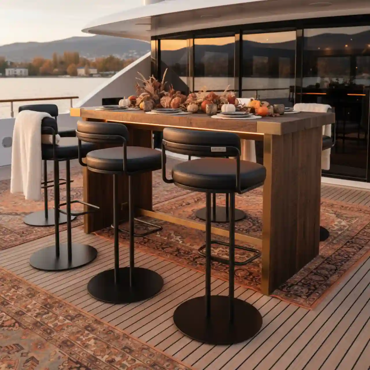 Стул барный Хай Тек черный