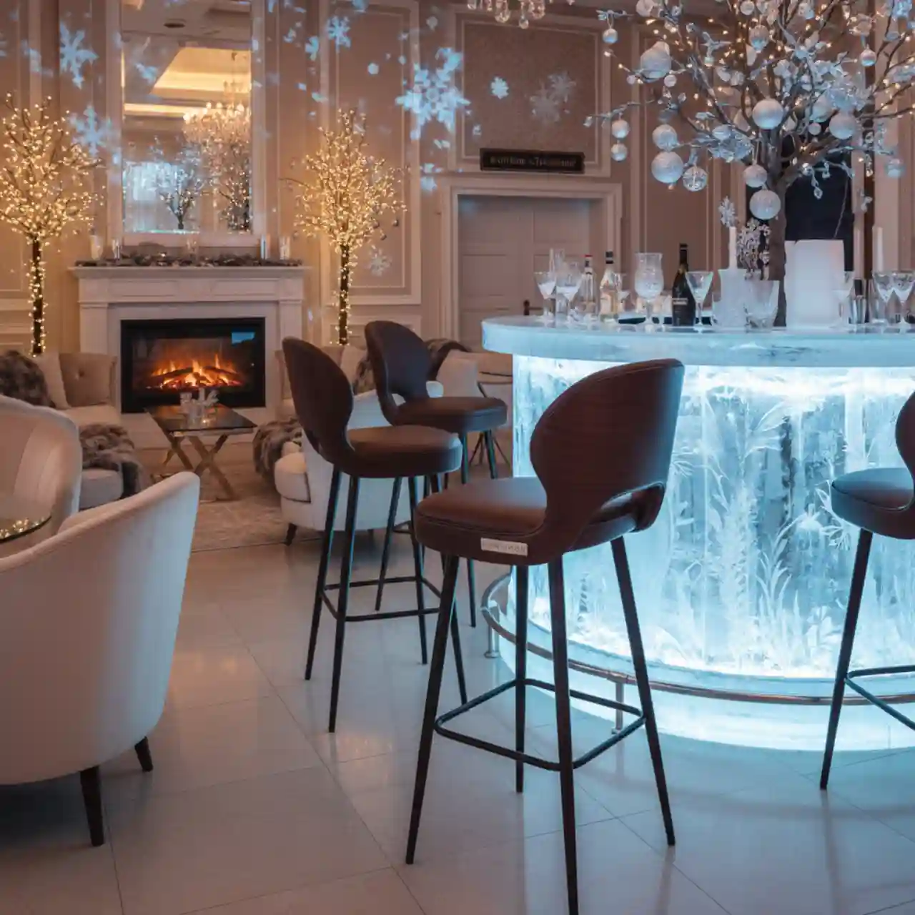 Стул барный Ува L коричневый шоколад