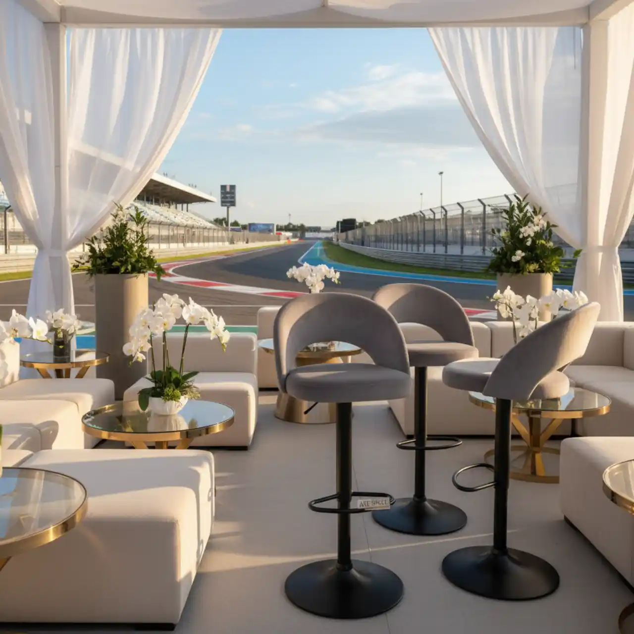 Стул барный серый велюр без подлокотников Флекс