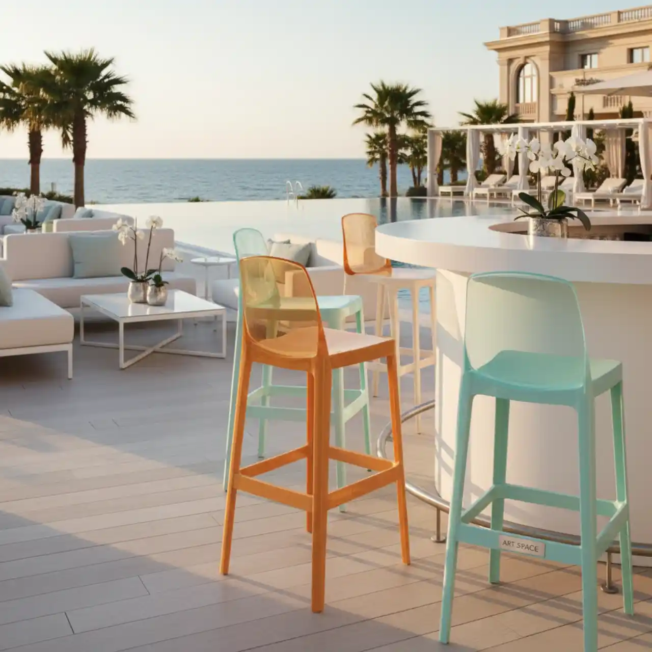 Стул барный пластиковый Maya Bar