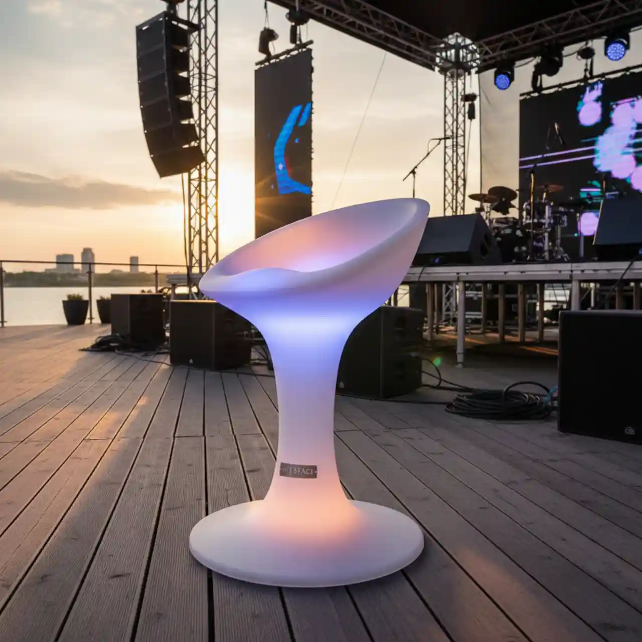 Стул барный светящийся