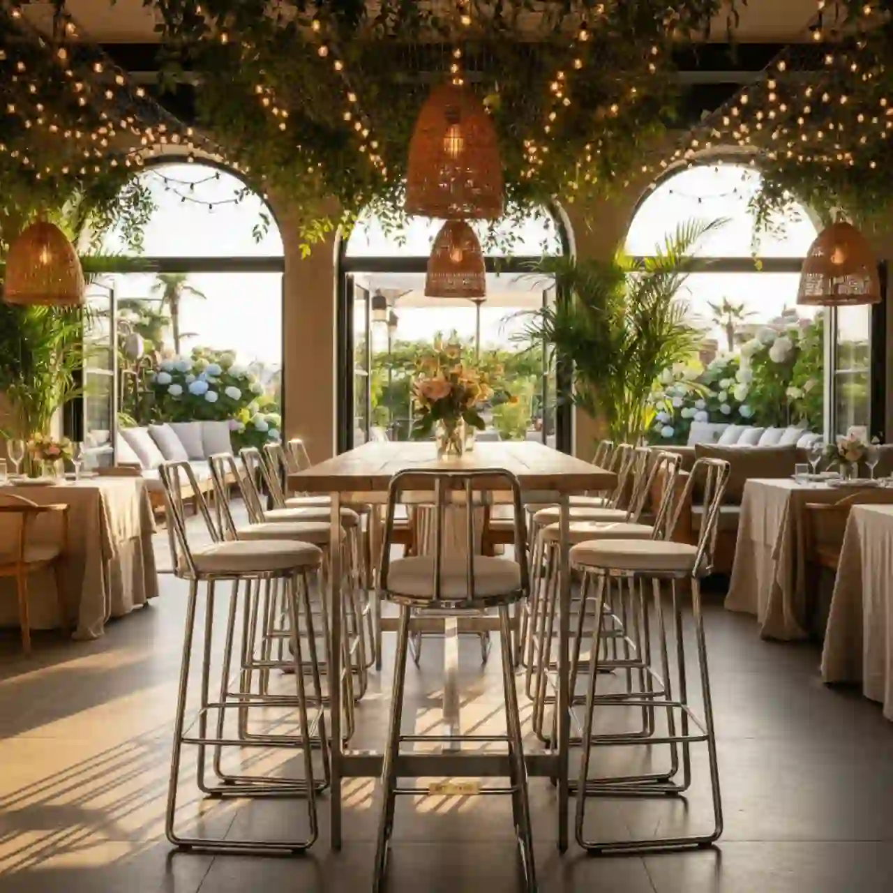 Стул барный металлический Shine