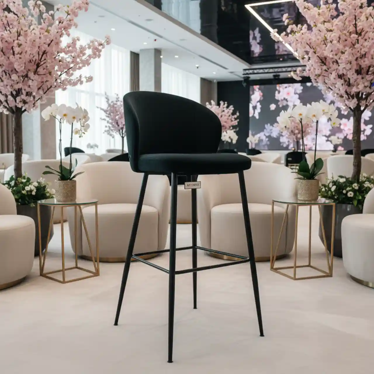 Стул барный Оникс черный