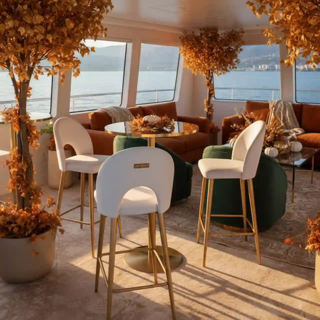 Стул барный Малави белый