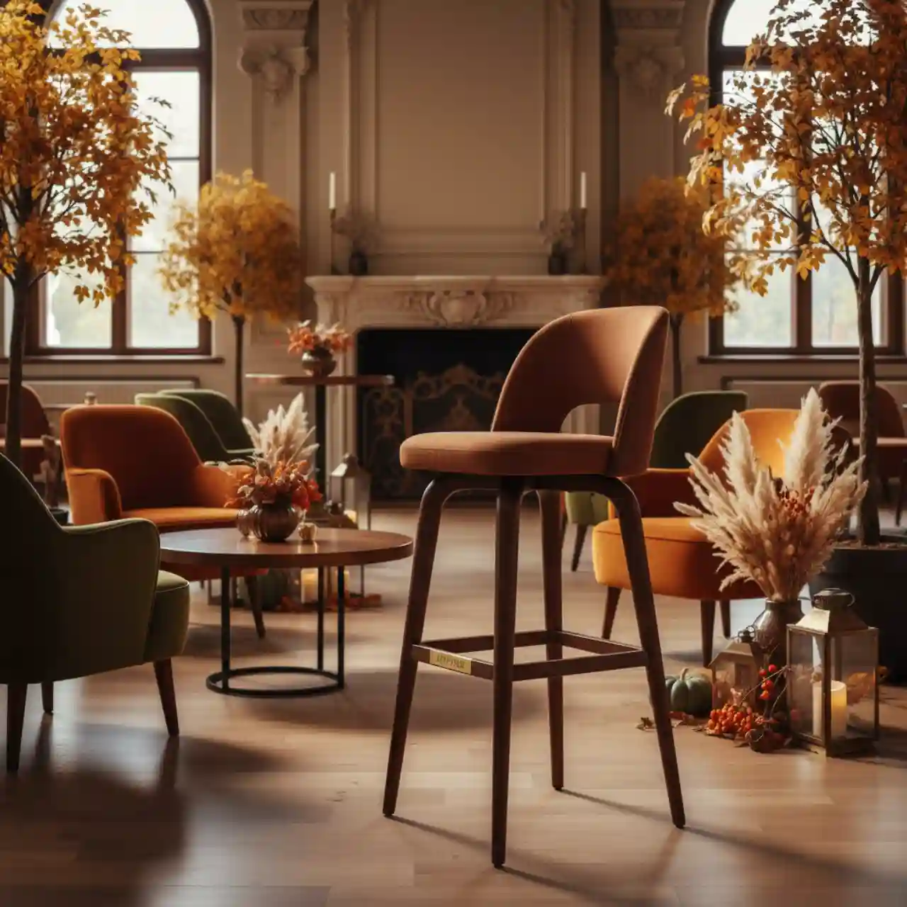 Стул барный какао венге Ува S